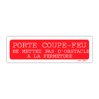 Panneau porte coupe feu 2